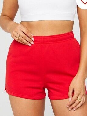 Fabletics Women's Terry High-Waist Casual Shorts